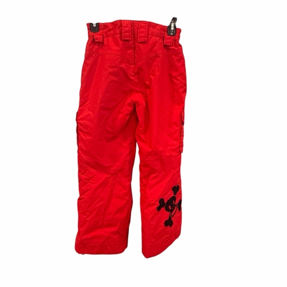 Paul Frank boys deluxe snow ski snowboard red black pants Medium. - Picture 4 of 9
